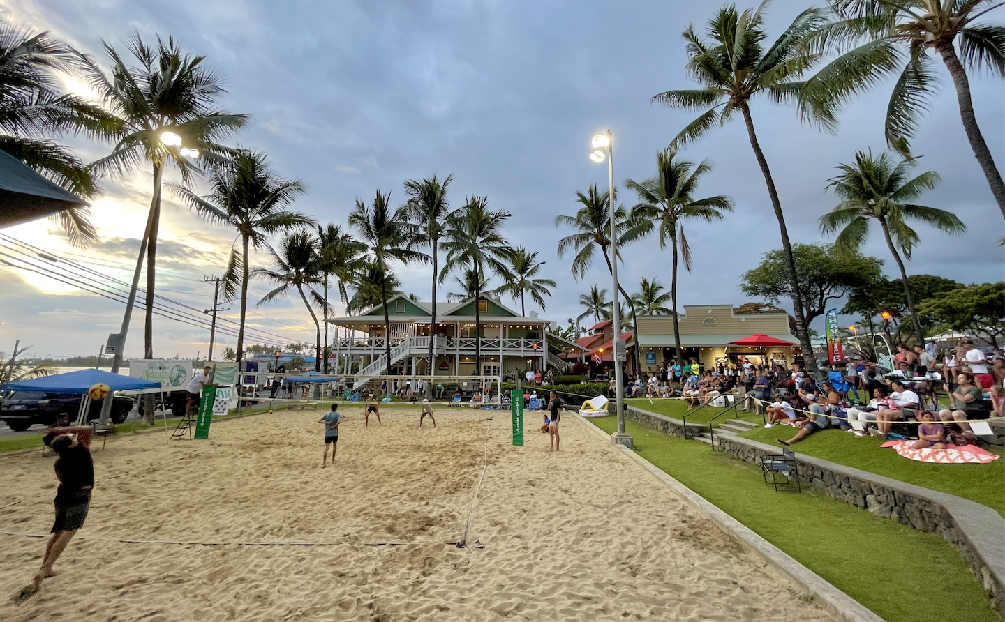 beach volleybal Kailua Kona