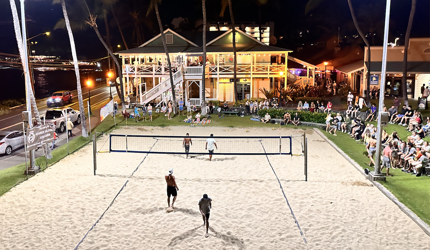 beach volleybal Kailua Kona