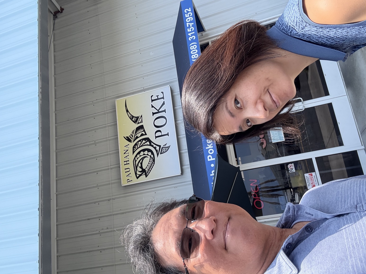 In front of Pau Hana Poke