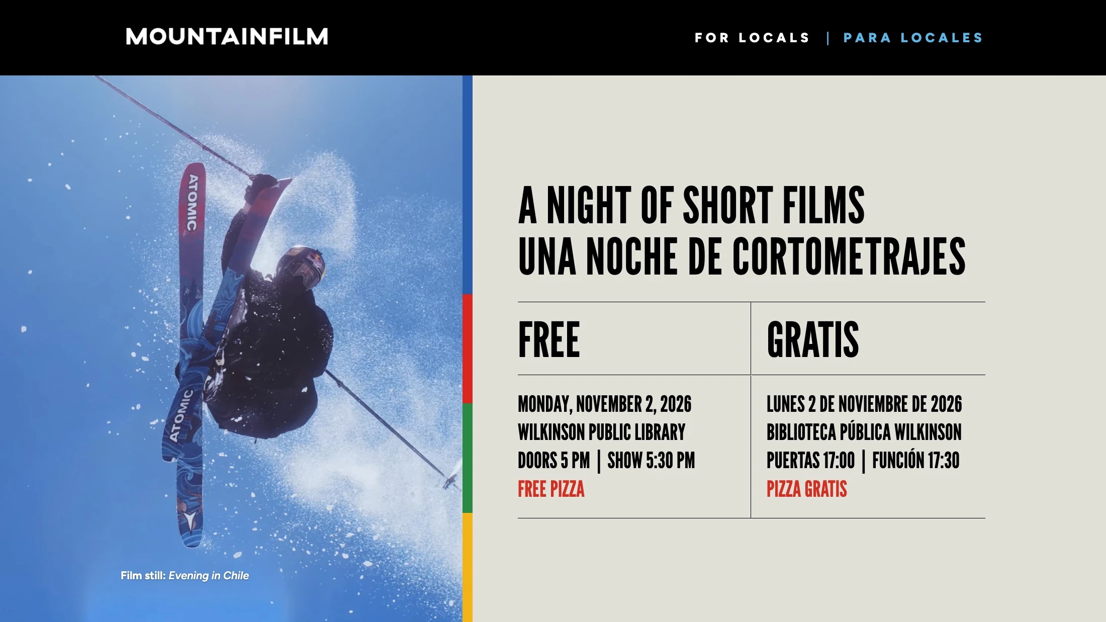 Mountainfilm for Locals 2026: Free Telluride Screening, Nov. 2 — featured image