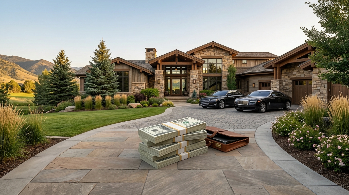 What percentage of Denver luxury buyers pay cash?