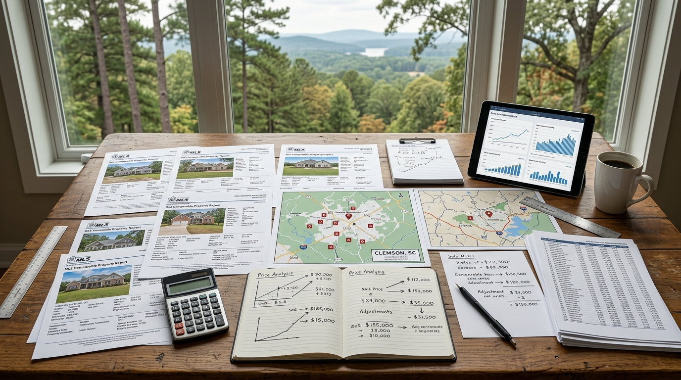 How to Set an Offer Price in Clemson Using Comparable Evidence