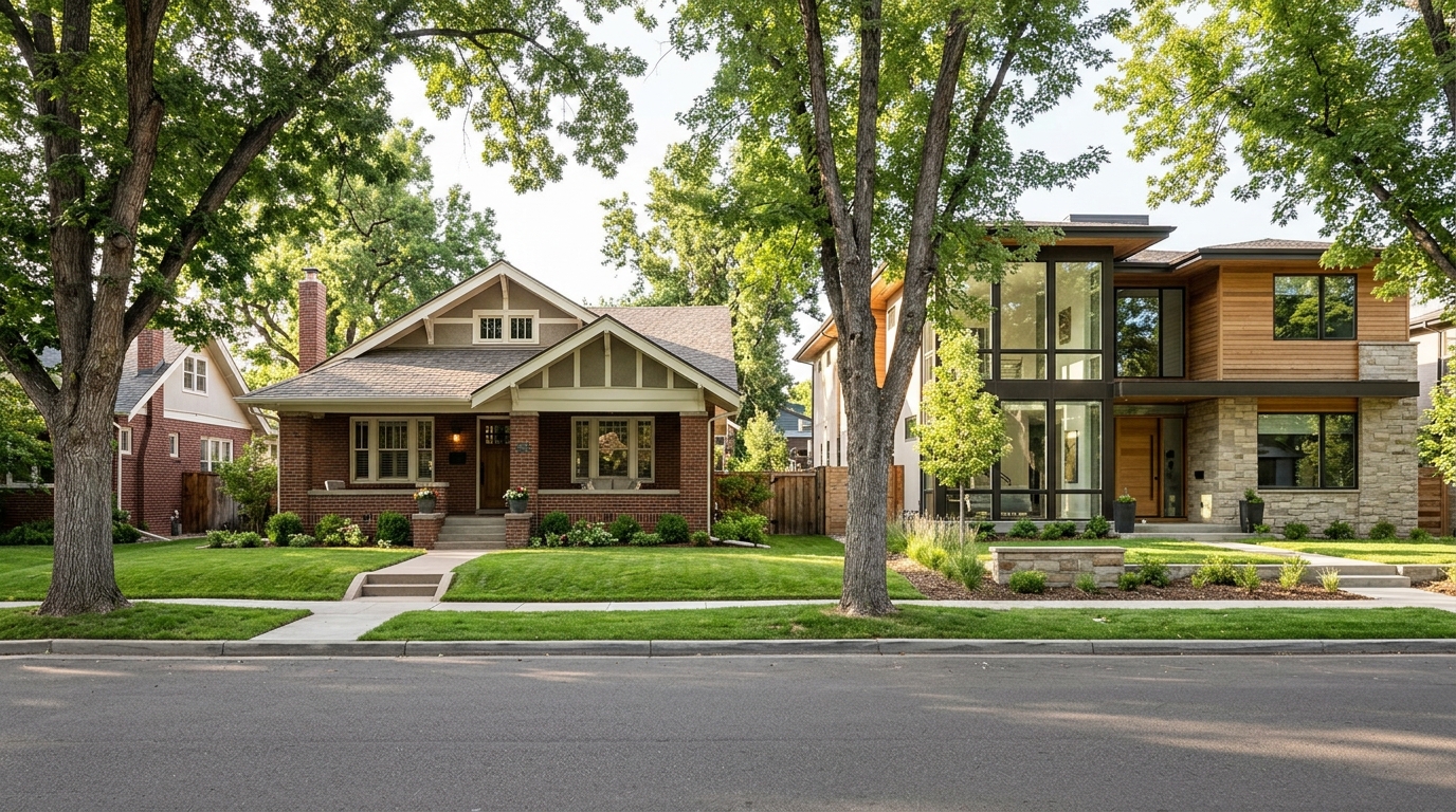 What should I know about moving up while selling another home in or near Denver, Colorado?