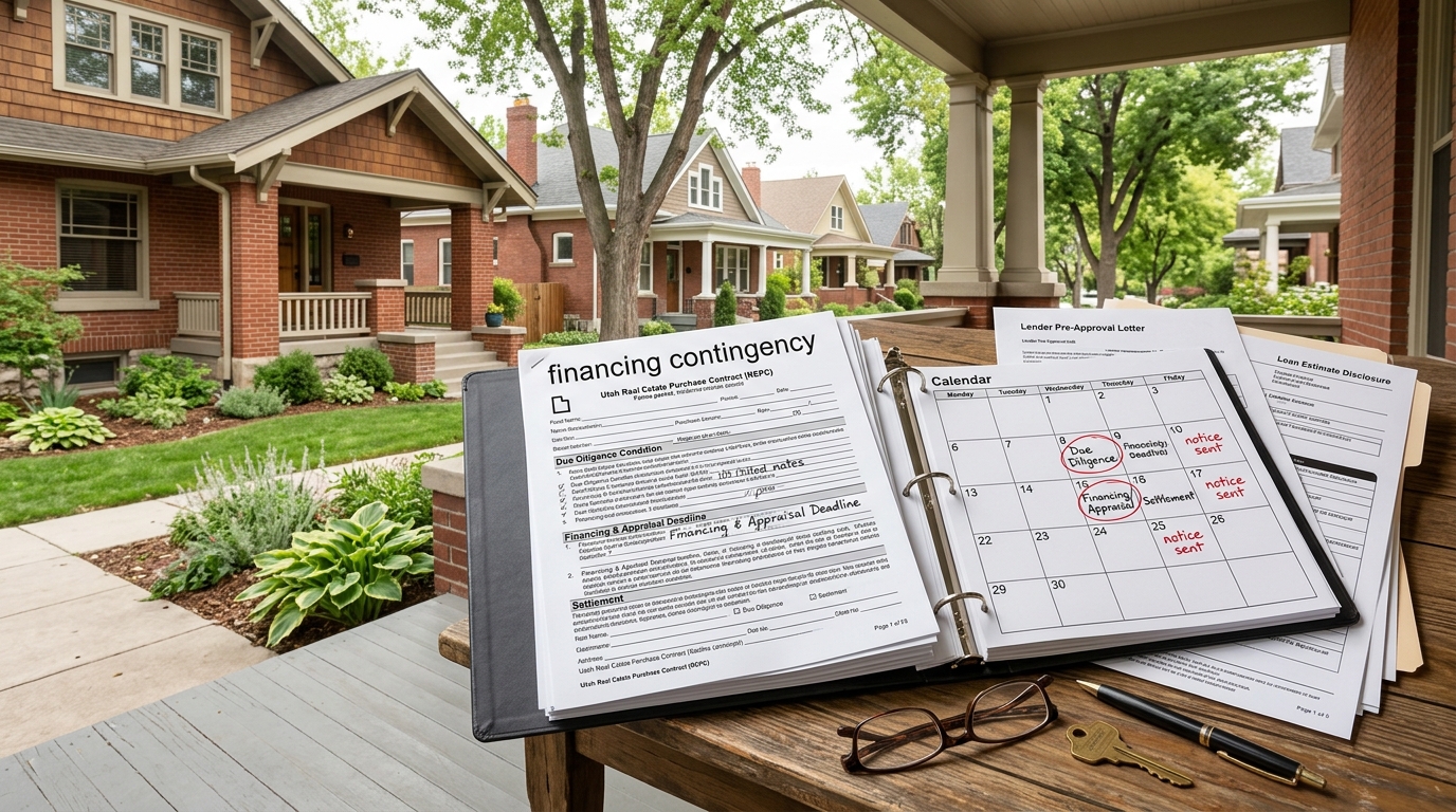Salt Lake City Financing Contingency Guide for Homebuyers